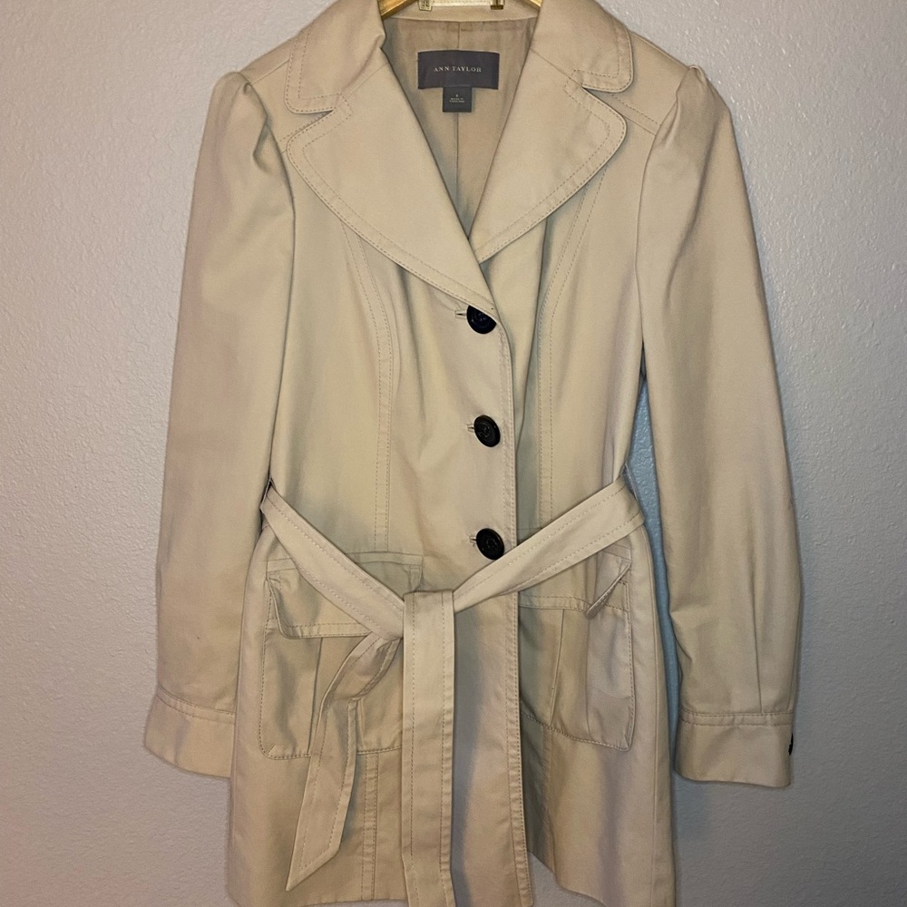 Ann Taylor Mid Length Trench Coat